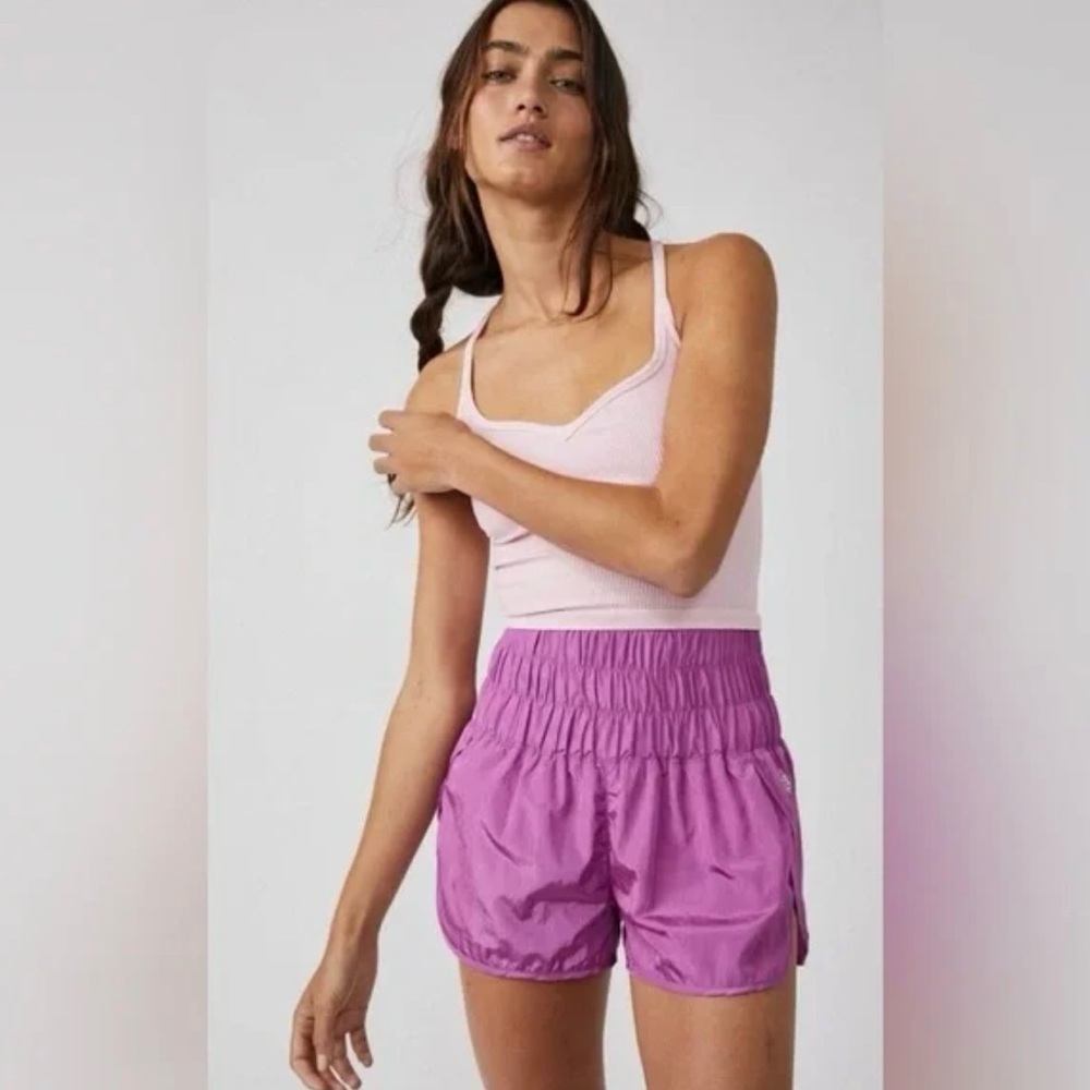 FP Movement by Free People The Way Home Shorts in Foxglove Purple Women’s Small